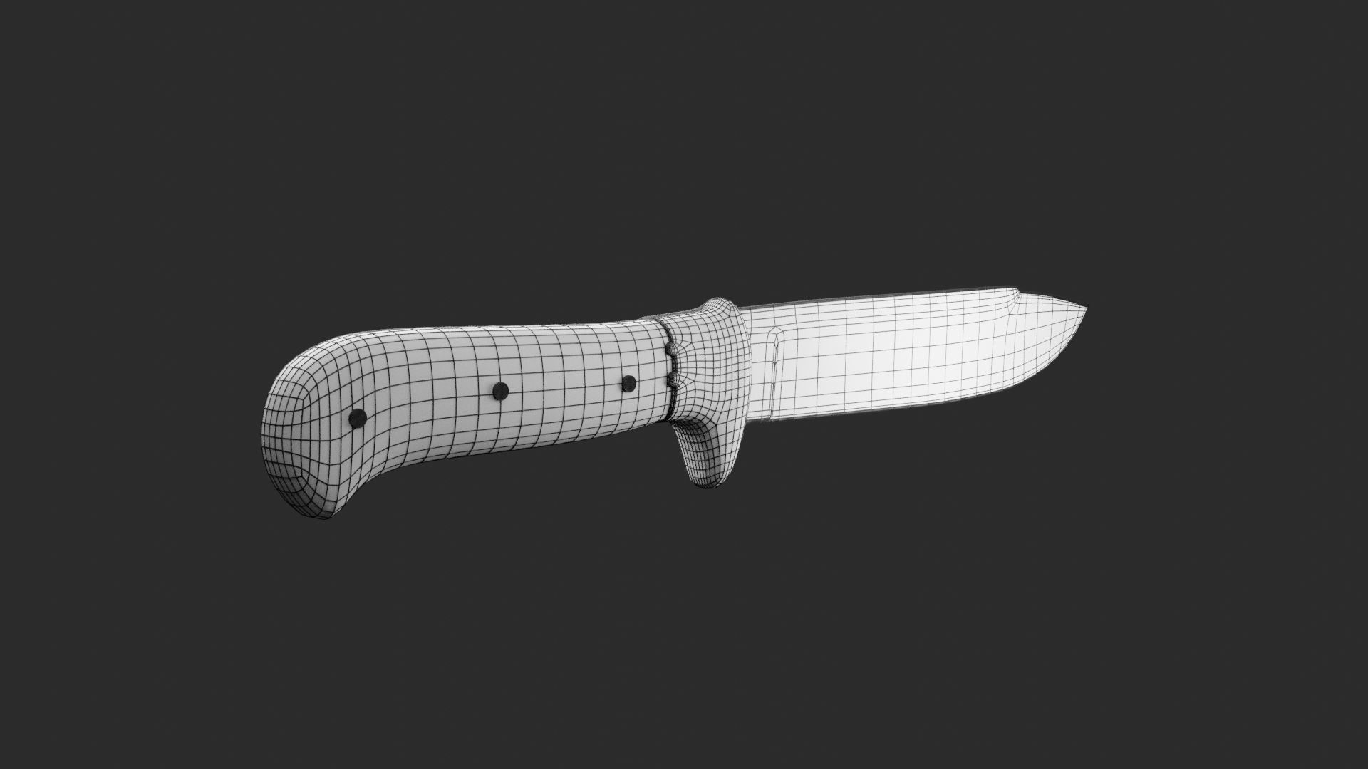 Knife K8 3D print model_9
