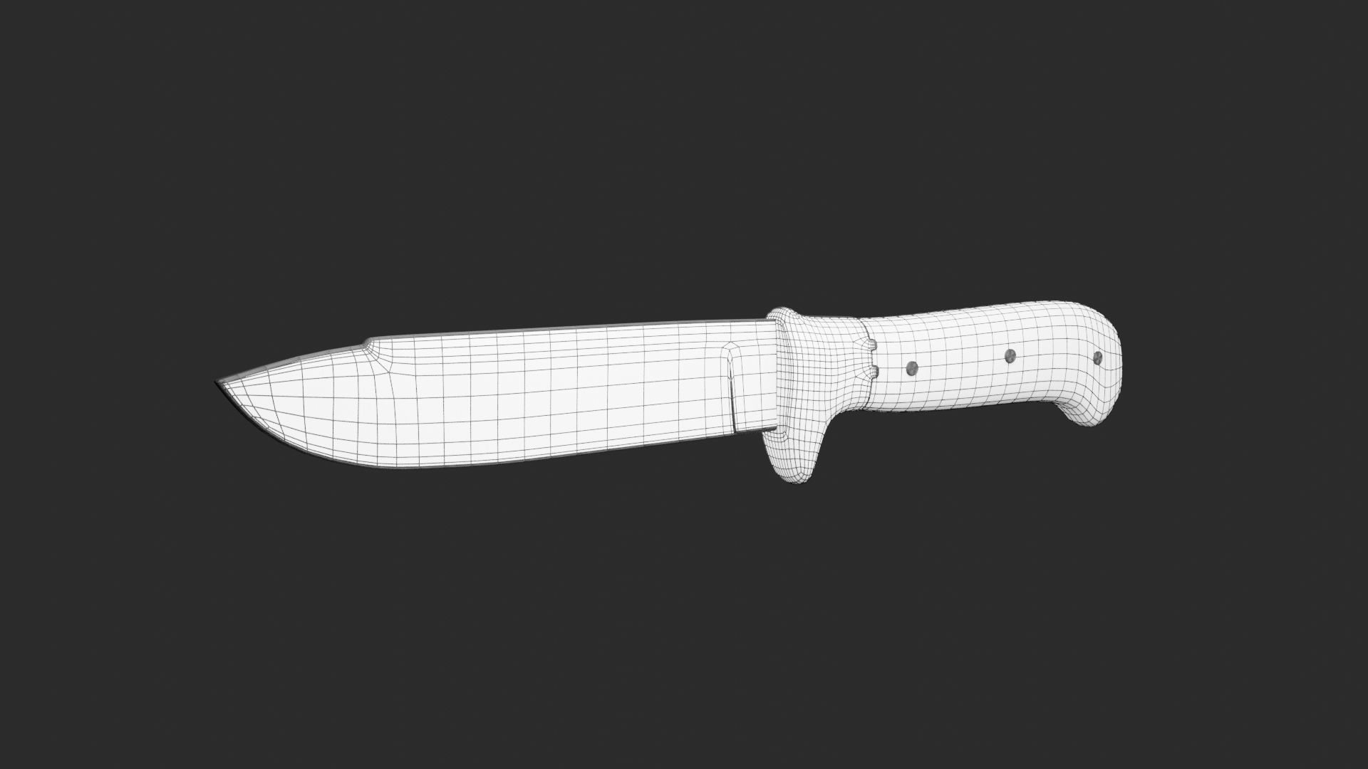 Knife K8 3D print model_7