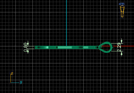 Olde English Pendant Letter E 3D print model_6