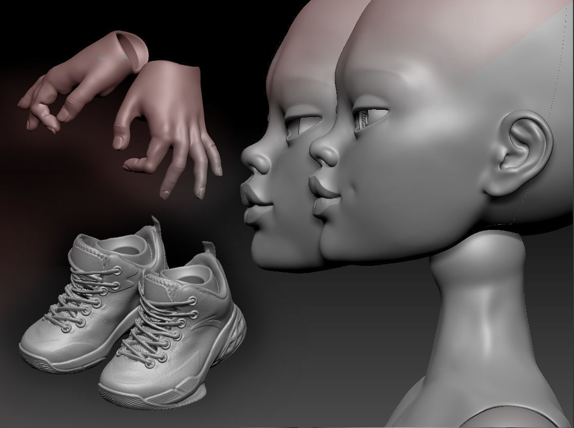  BJD doll Mara 30 cm 3D print model 3D print model_2