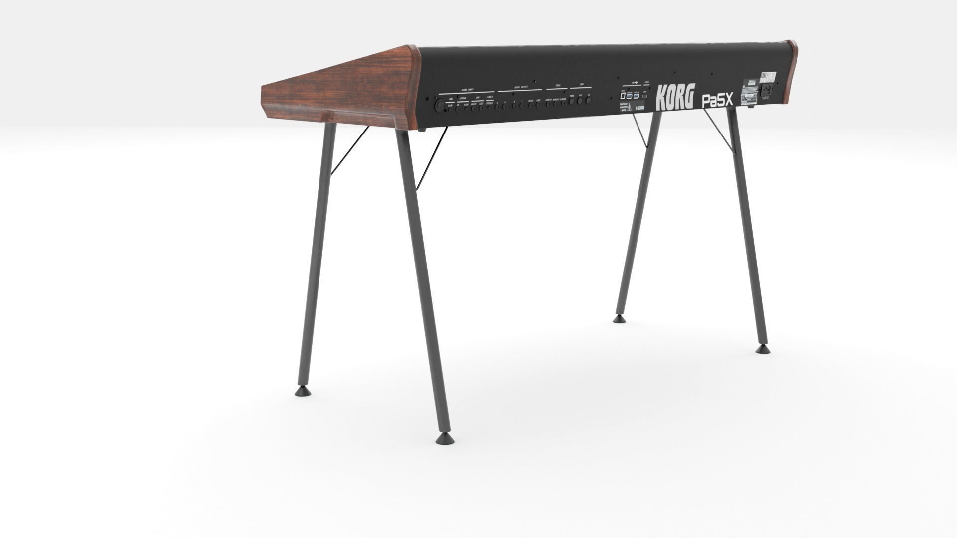 KORG PA5X KEYBOARD PBR 3D MODEL Low-poly 3D model_8