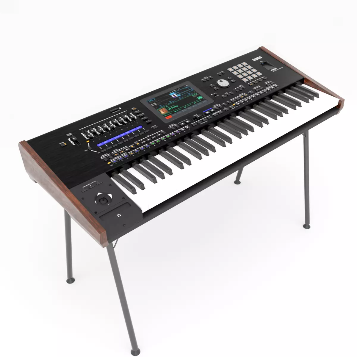 KORG PA5X KEYBOARD PBR 3D MODEL Low-poly 3D model_0
