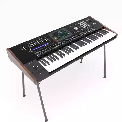 KORG PA5X KEYBOARD PBR 3D MODEL Low-poly 3D model