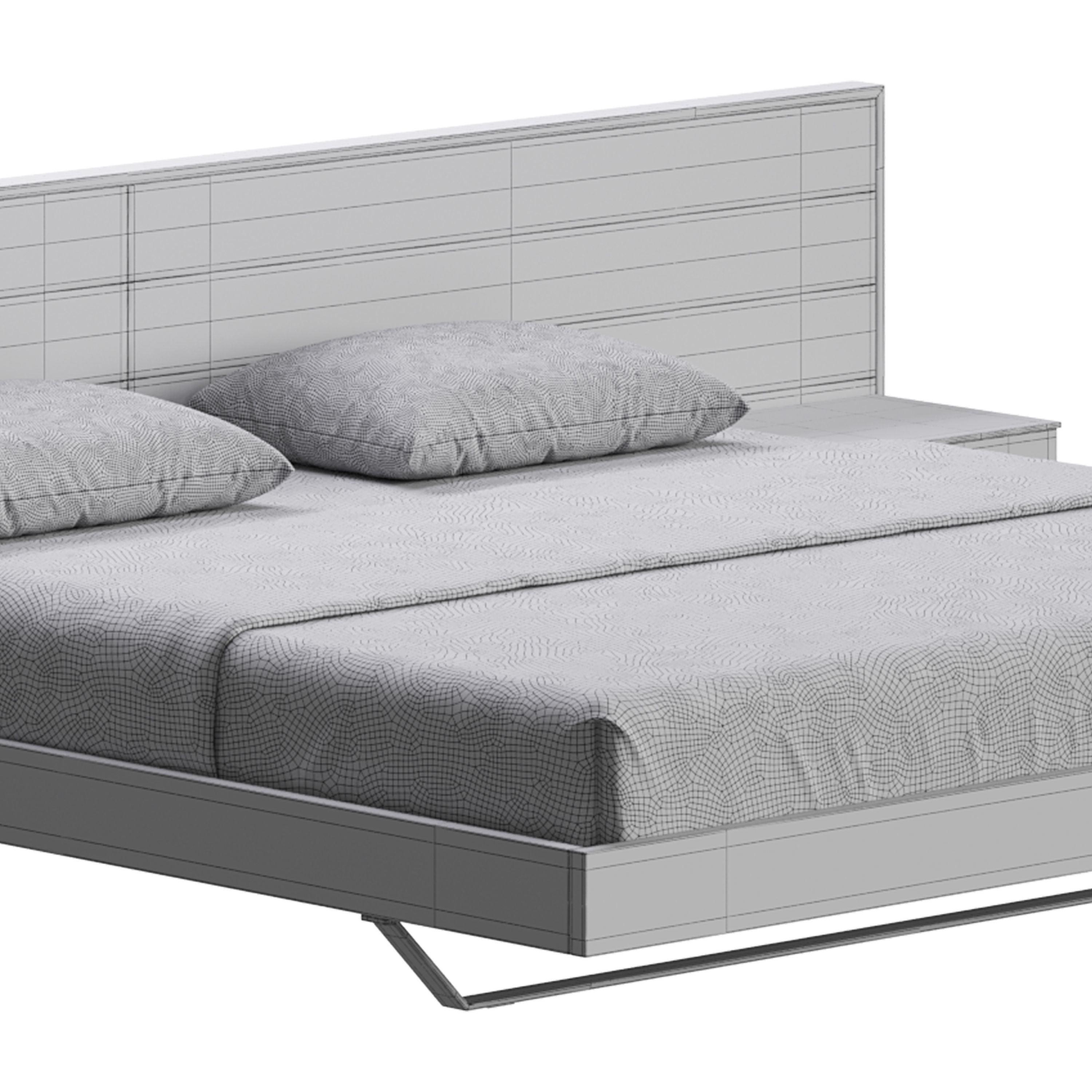 Rialto Bed 3D model_19