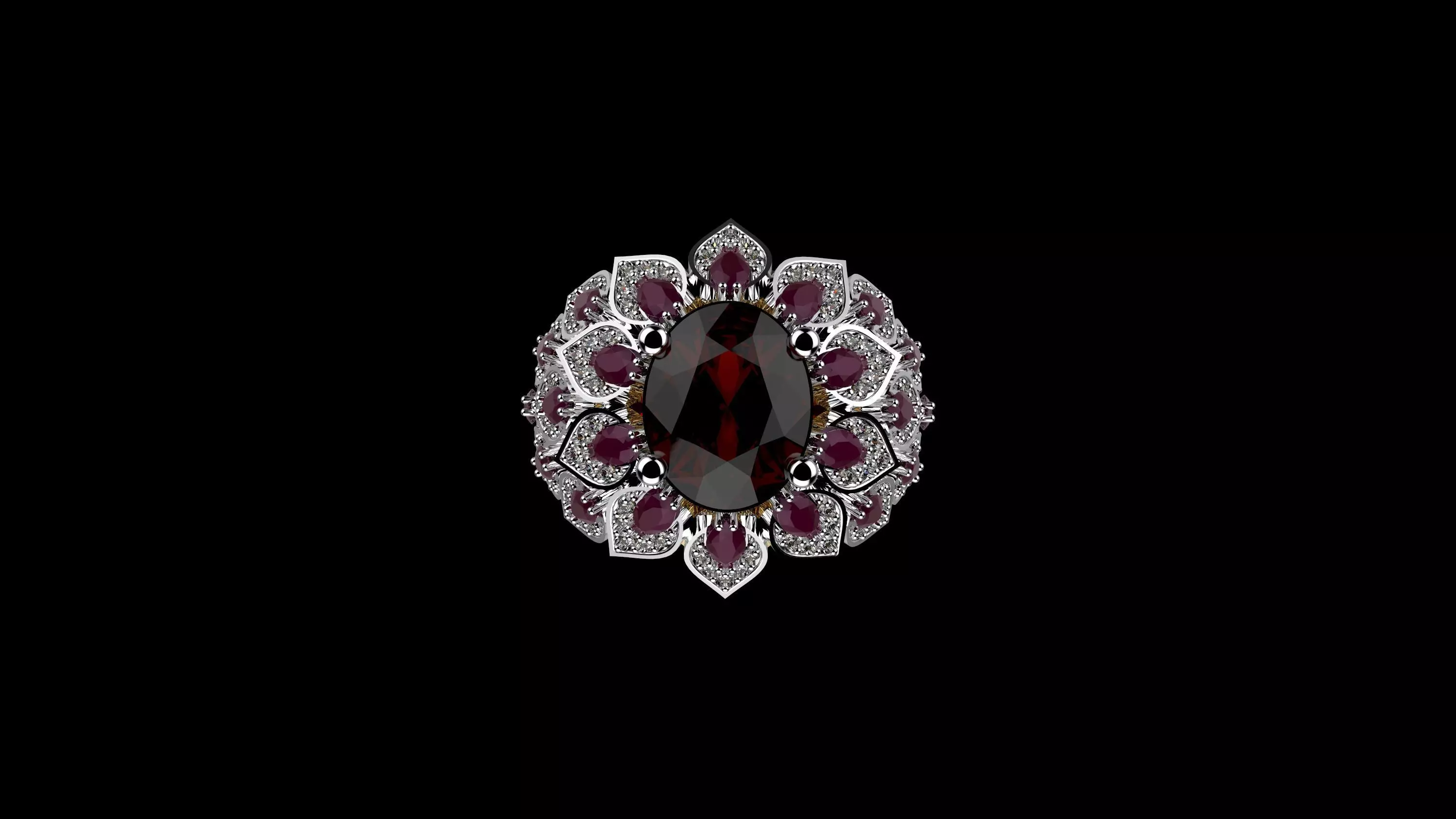 M 2 RINGS N 3 3D print model_0