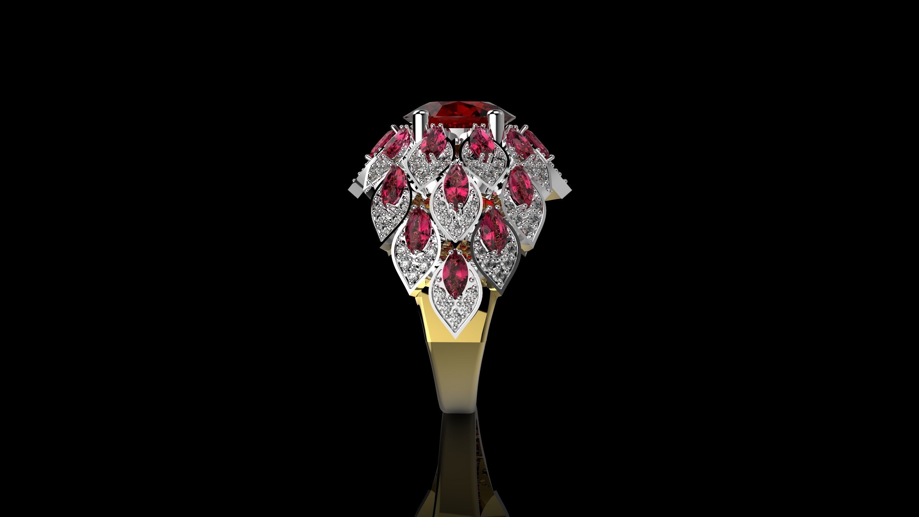 M 2 RINGS N 3 3D print model_4