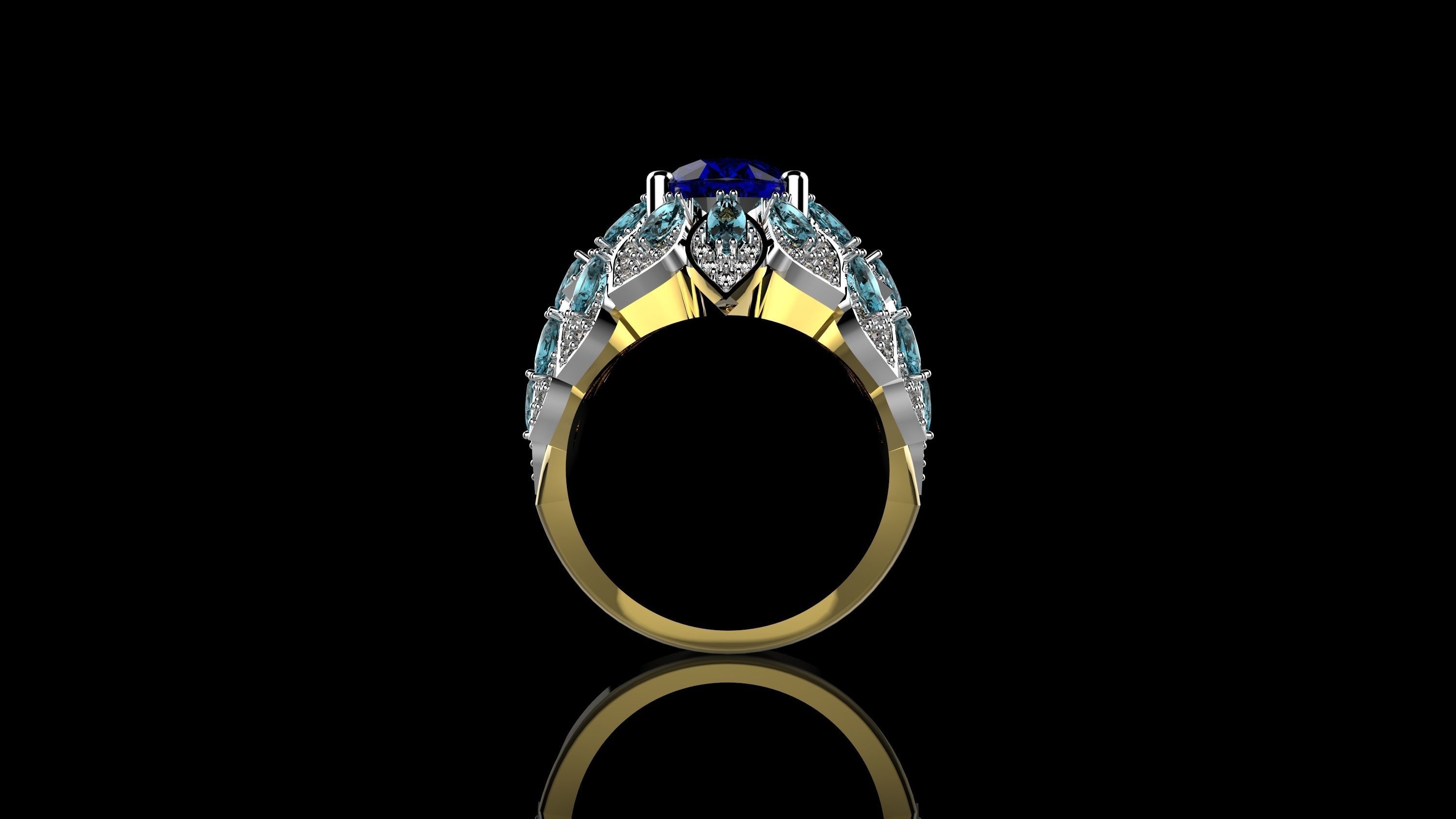 M 2 RINGS N 3 3D print model_2
