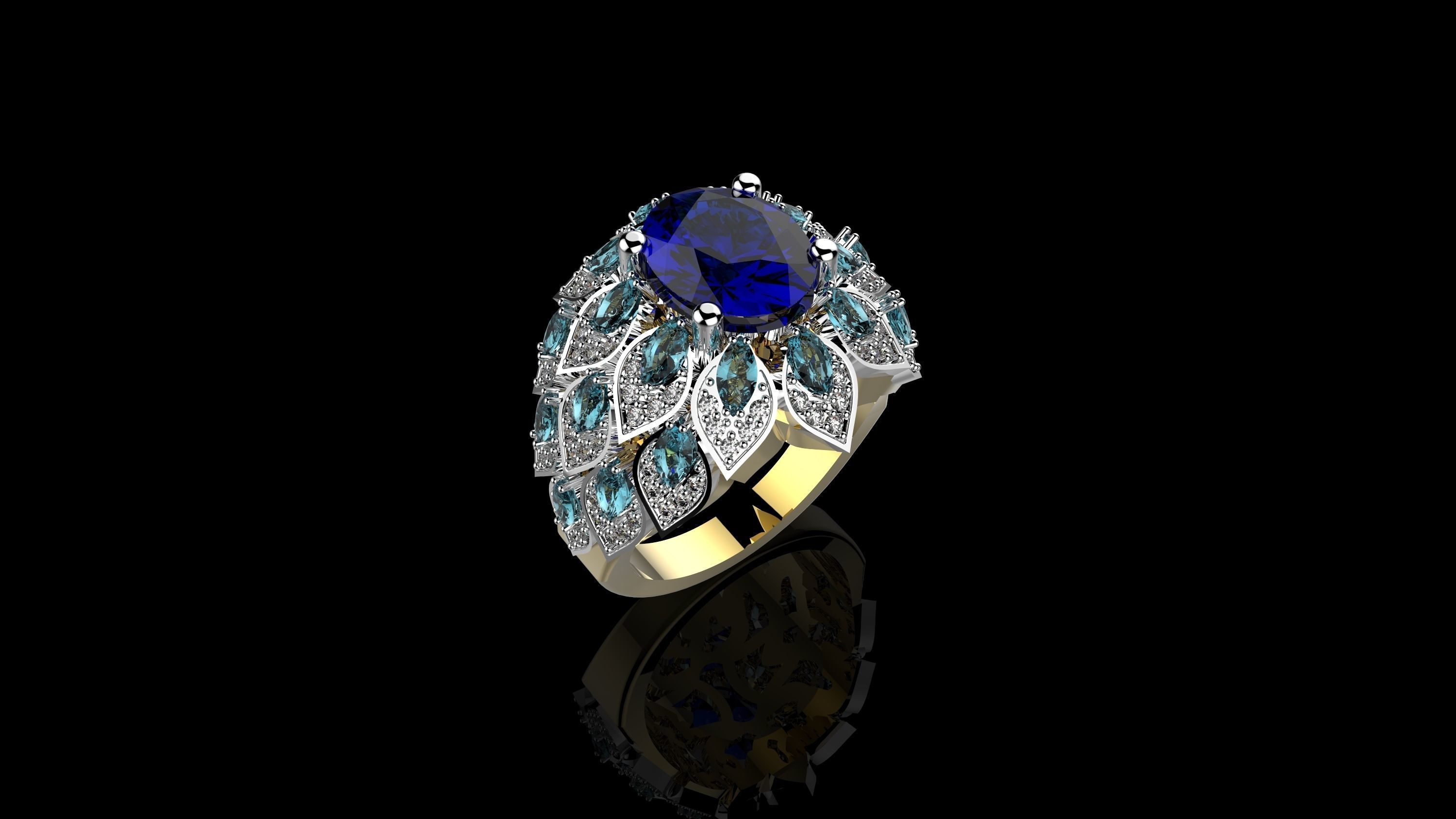 M 2 RINGS N 3 3D print model_1