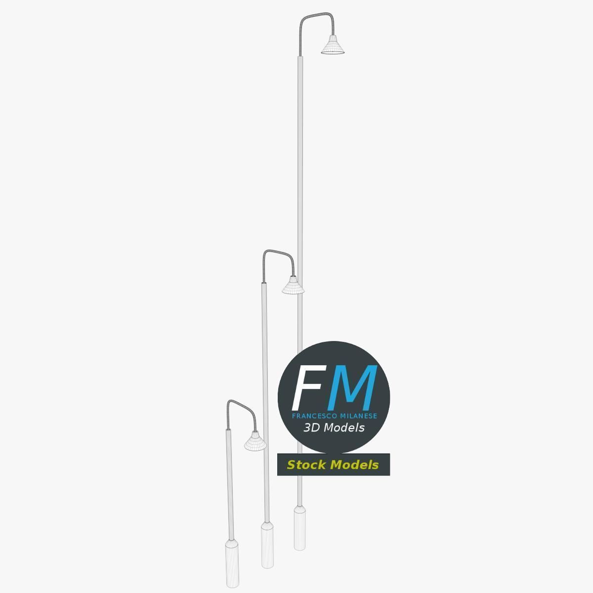 Street lamps 1 3D model_7