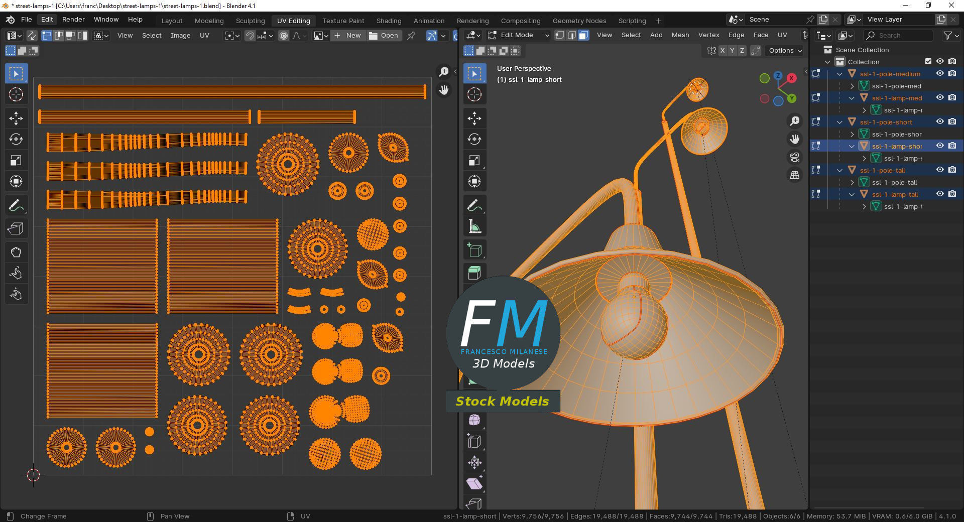 Street lamps 1 3D model_10