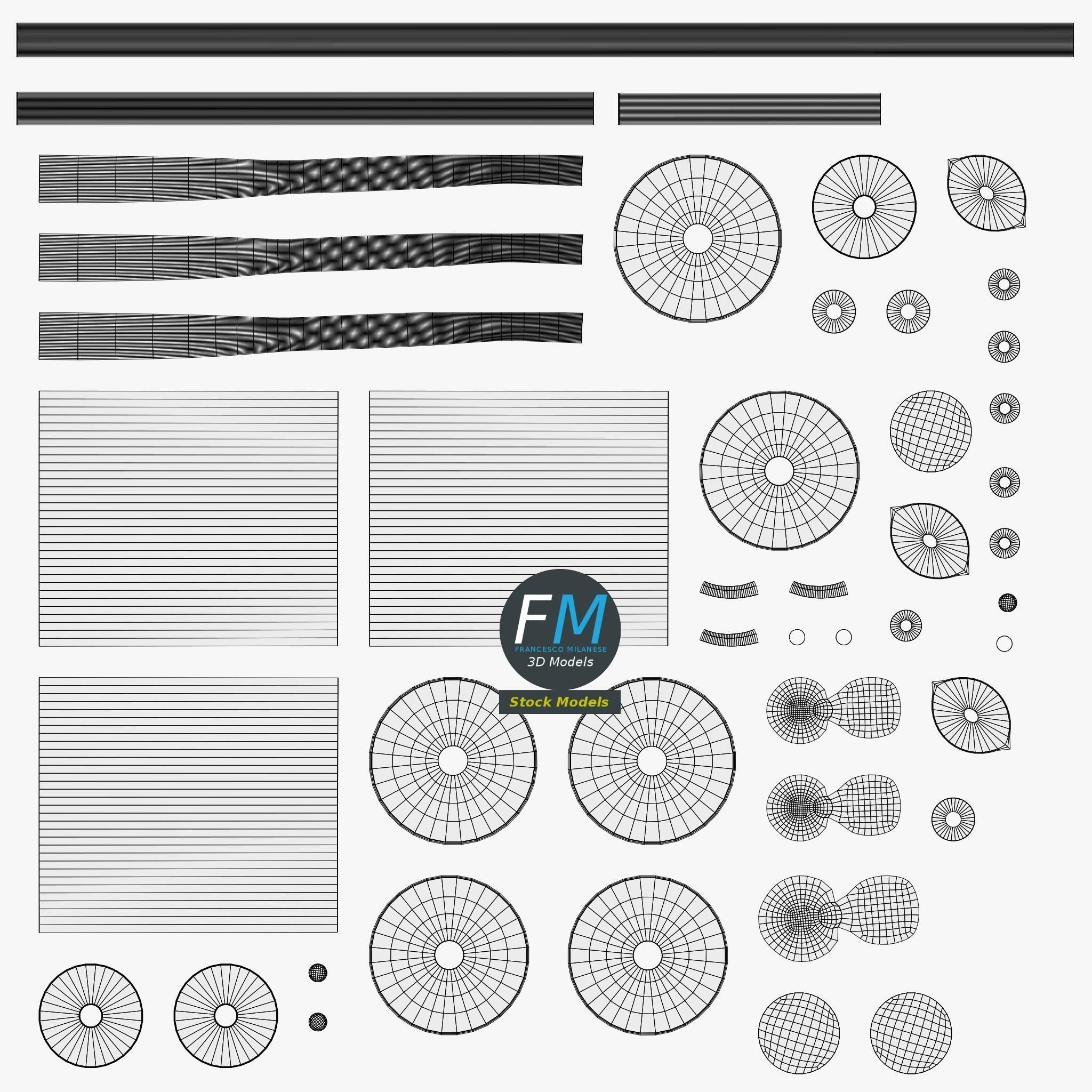 Street lamps 1 3D model_11