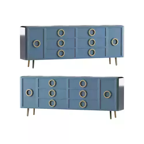 Rindix Blue Sideboard