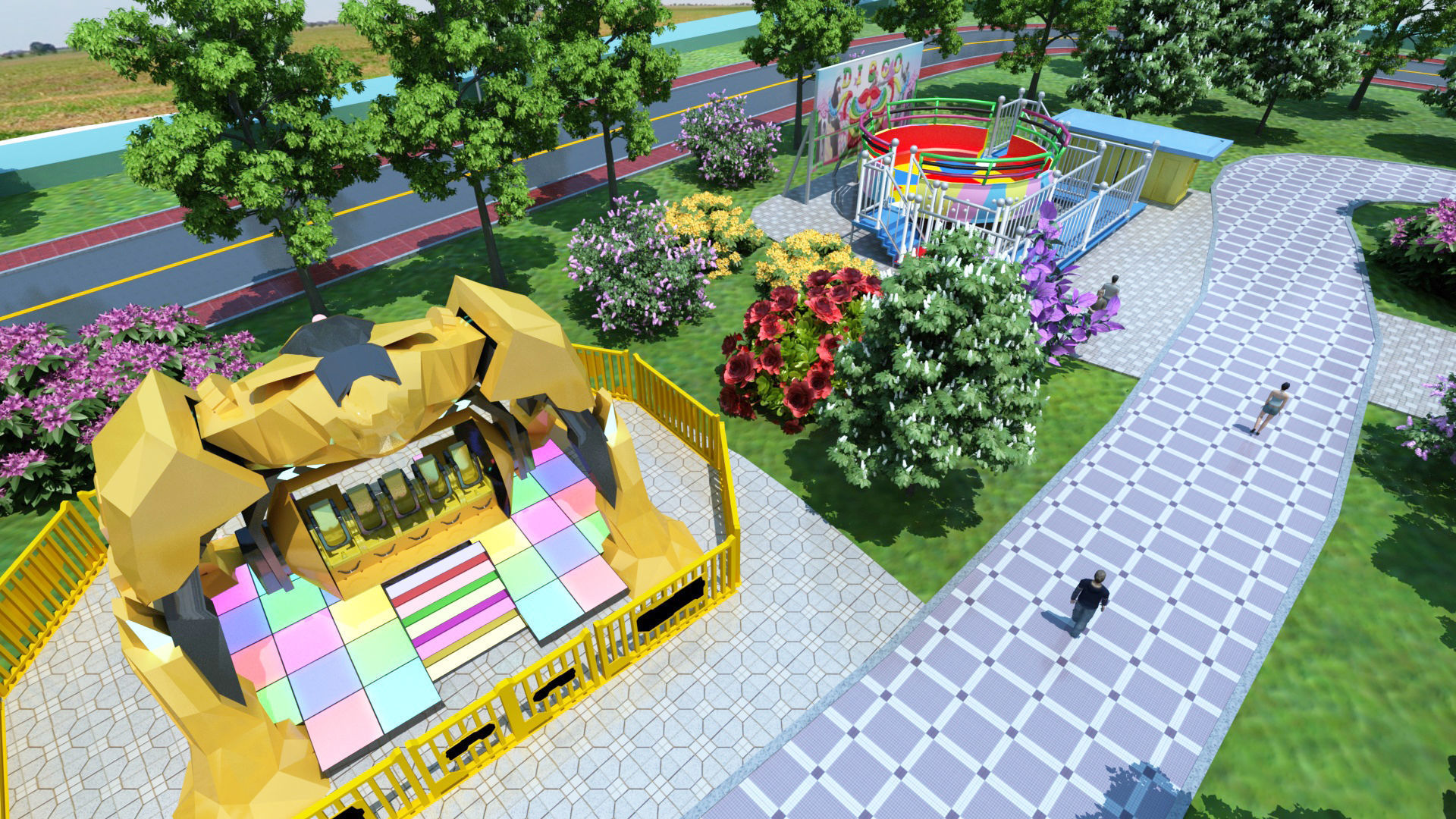 Playground 3D model_2