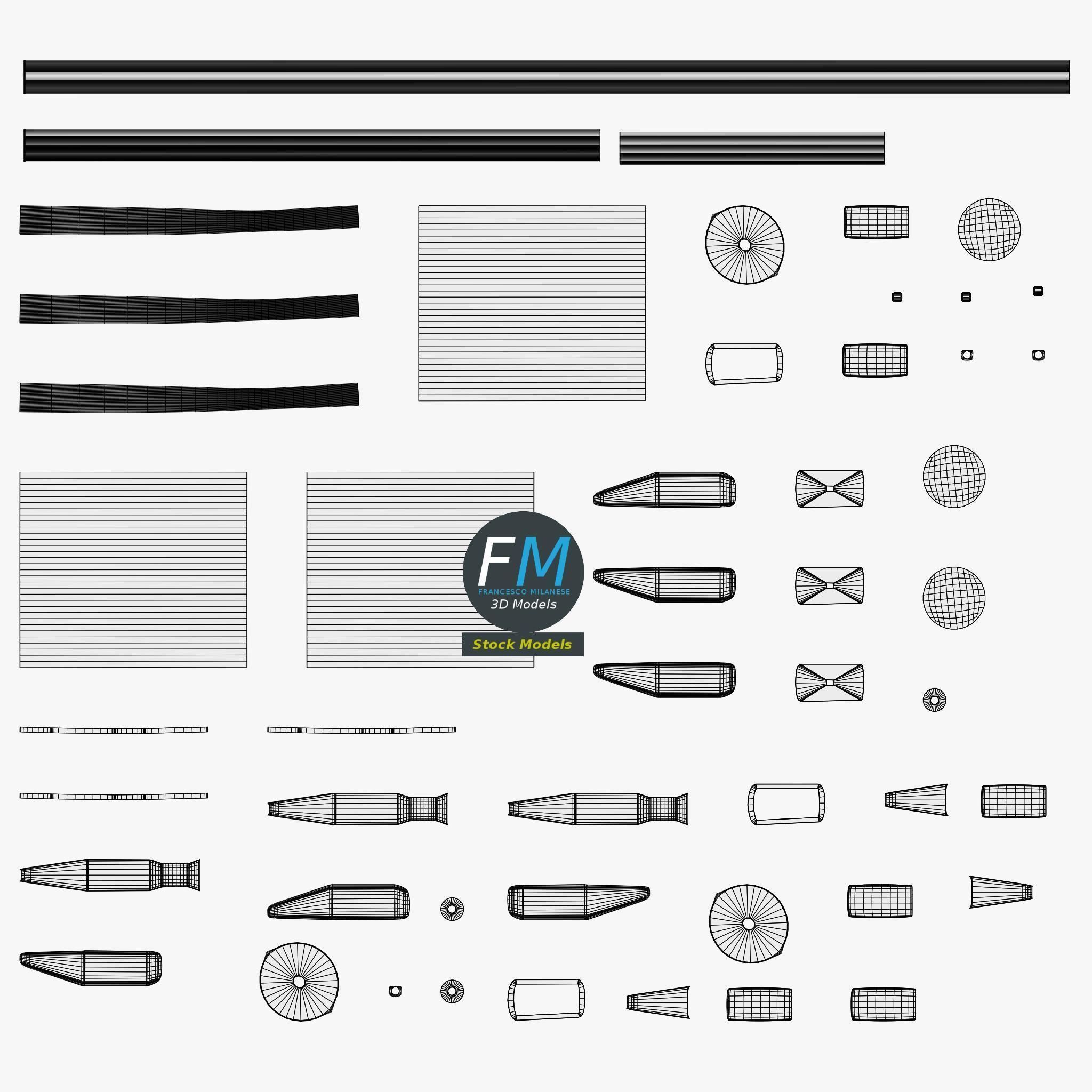 Street lamps 2 3D model_11