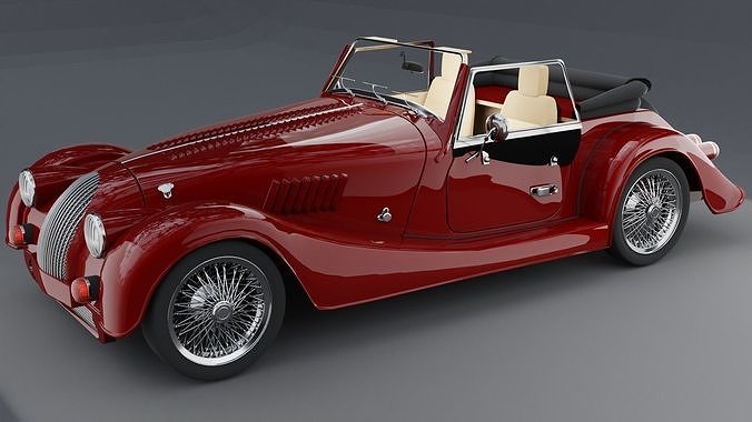 Modern vintage car 3D model