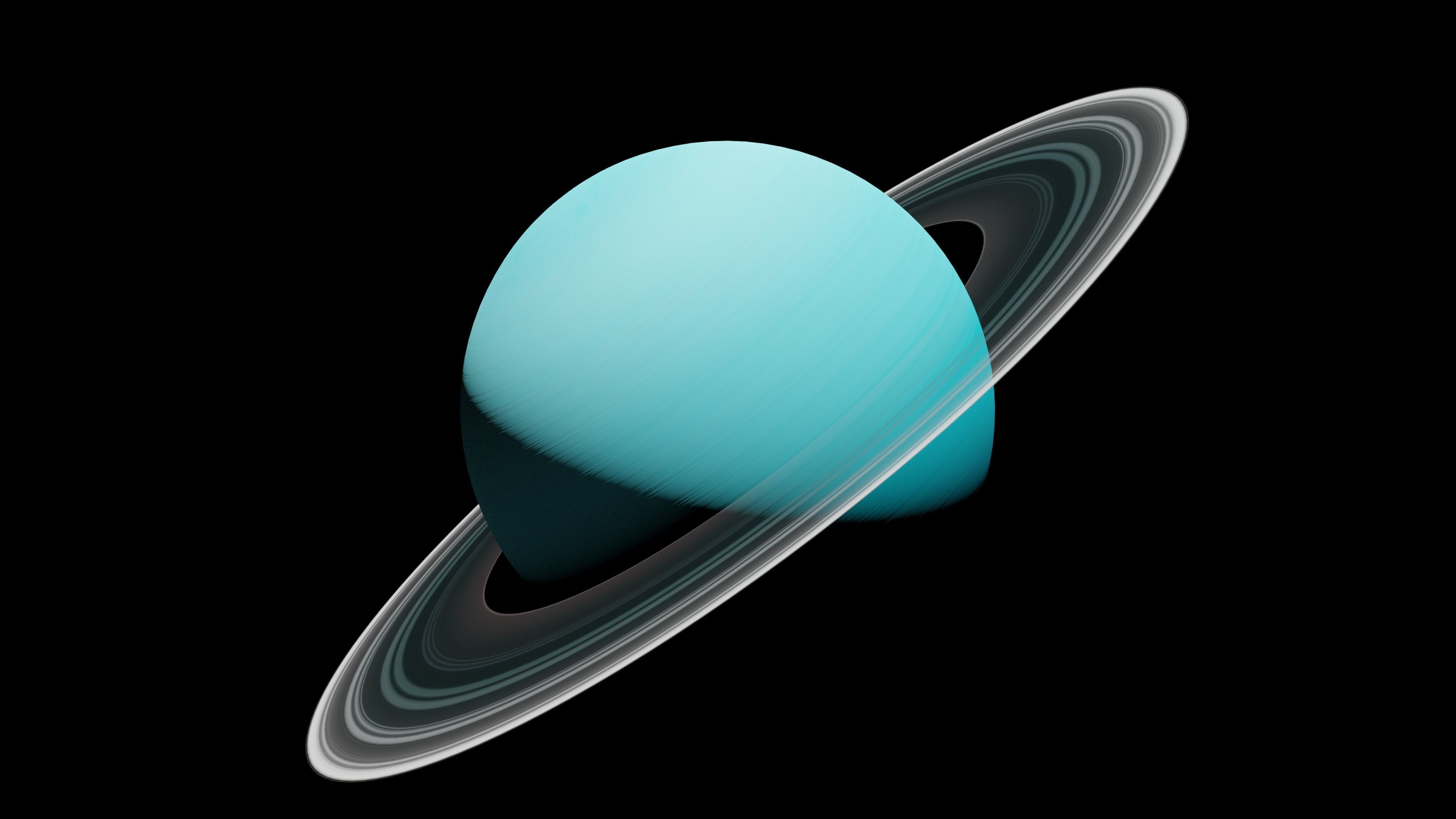 Uranus 3D Model Low-poly 3D model_1