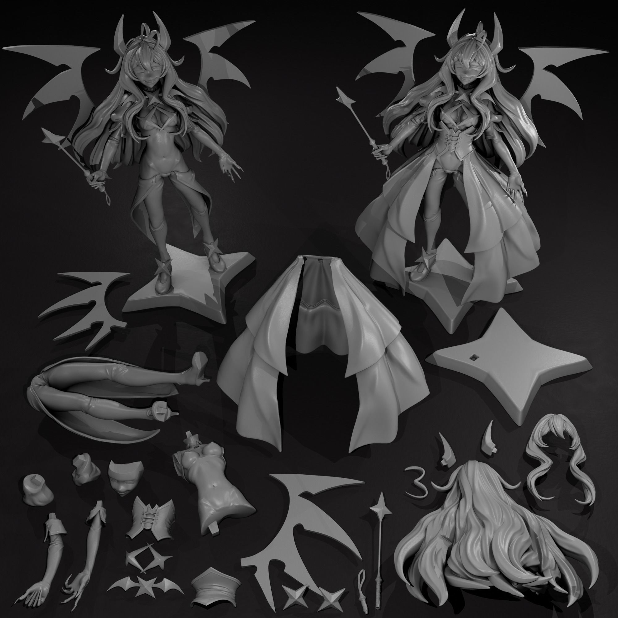 Utena Hiiragi - V2 - Gushing Over Magical Girls 3D print model 3D print model_22