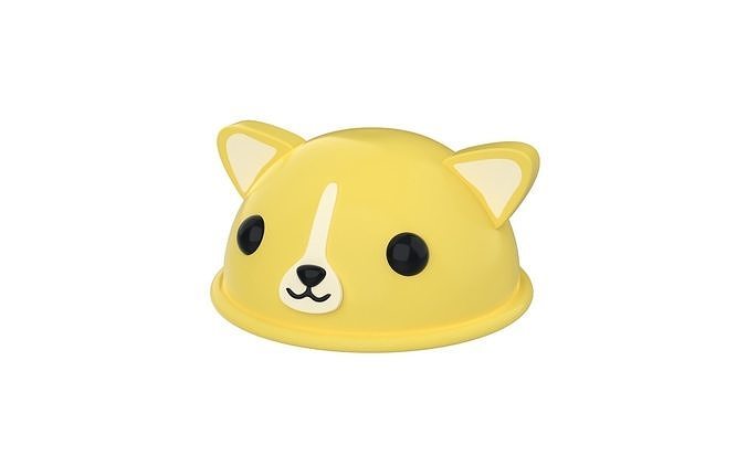 Dog Hat Cute Low-poly 3D model