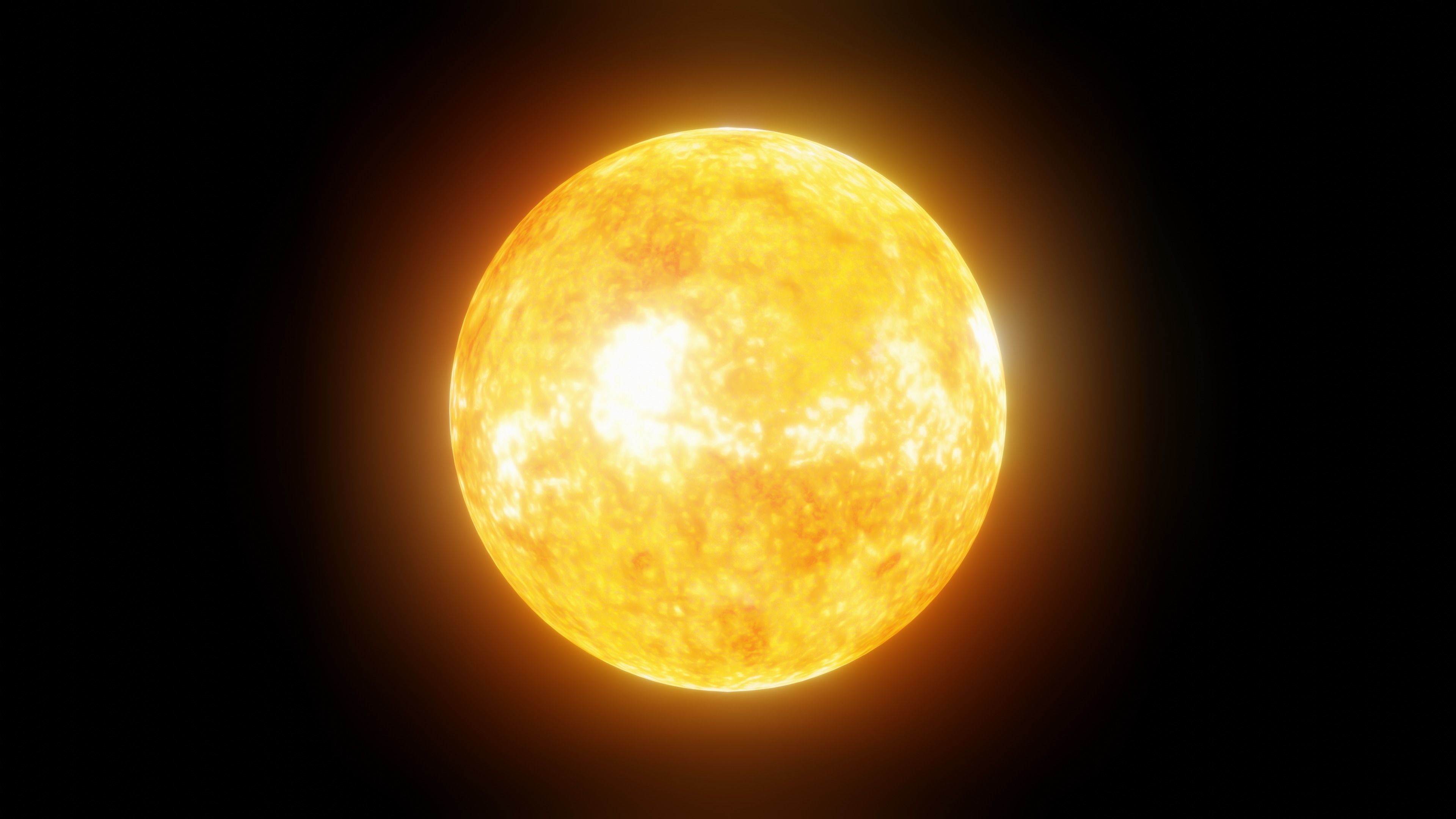 Sun 3D Model Low-poly 3D model_6