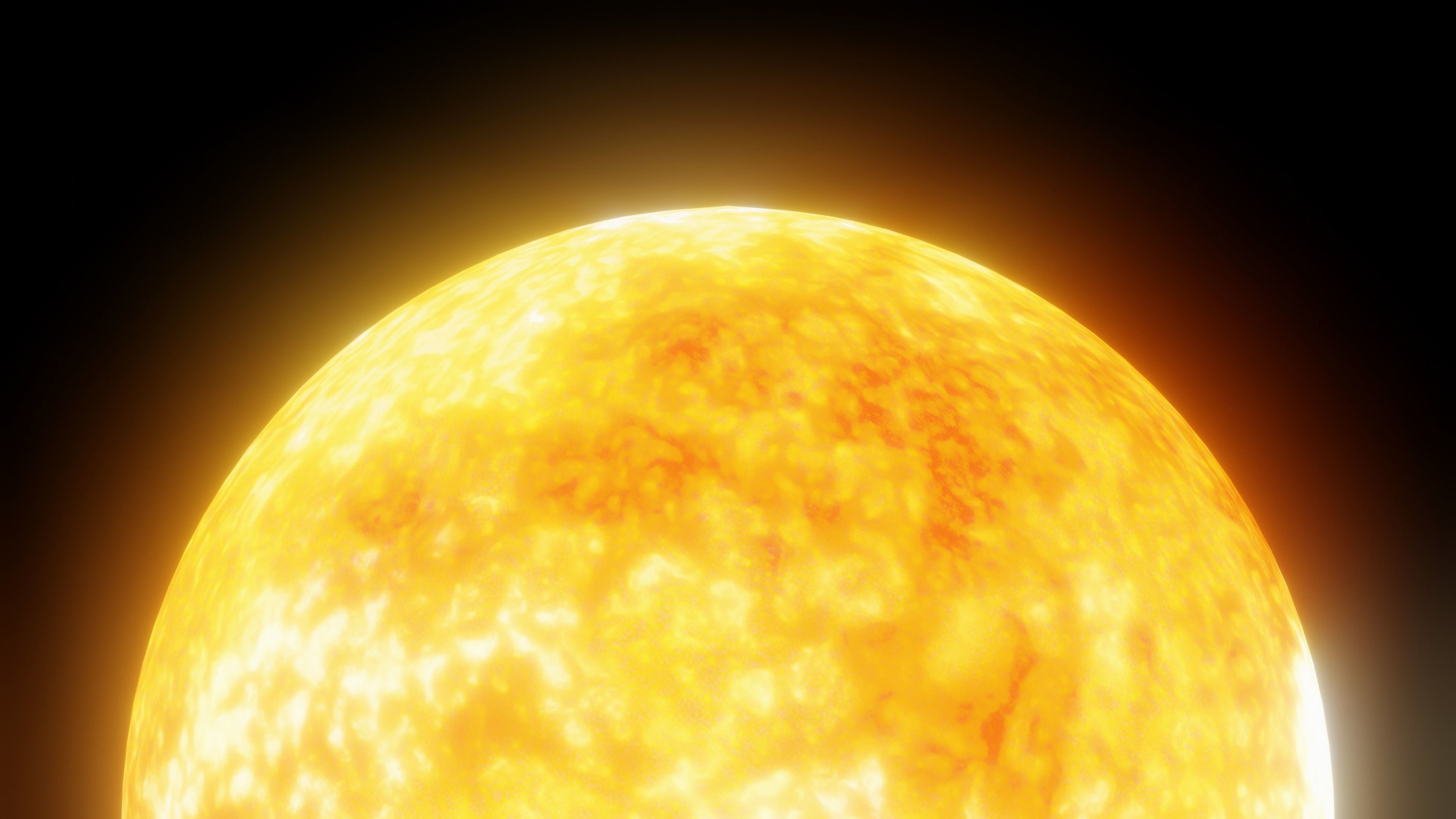 Sun 3D Model Low-poly 3D model_4