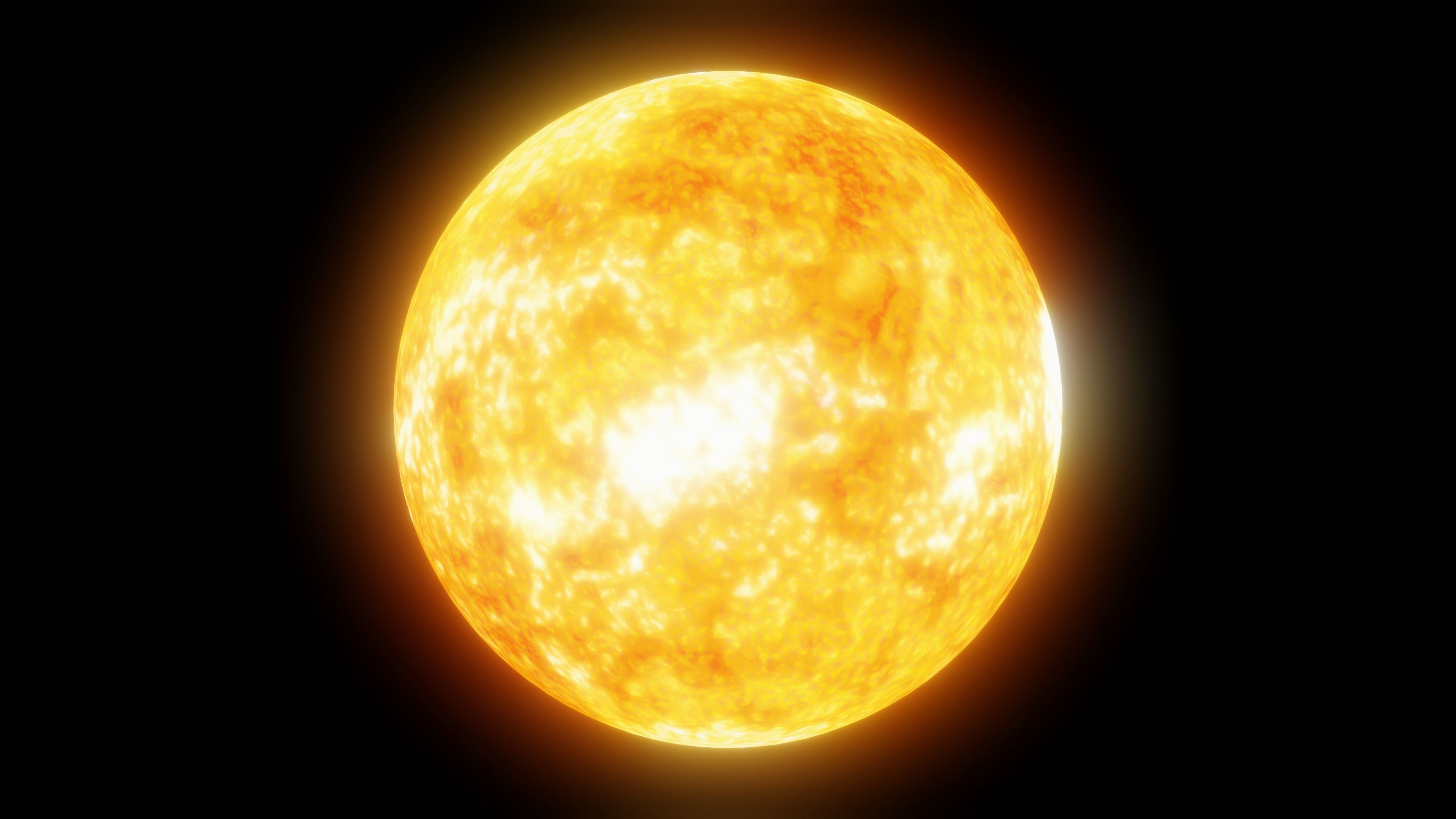 Sun 3D Model Low-poly 3D model_1