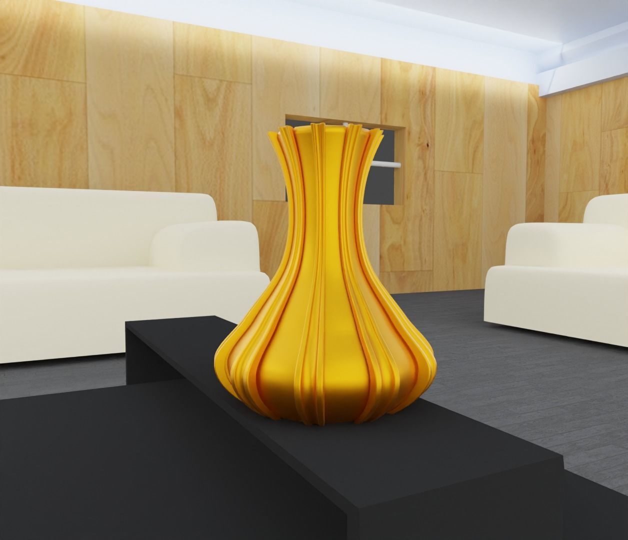 Modern Decorative Vase 3D print model_3