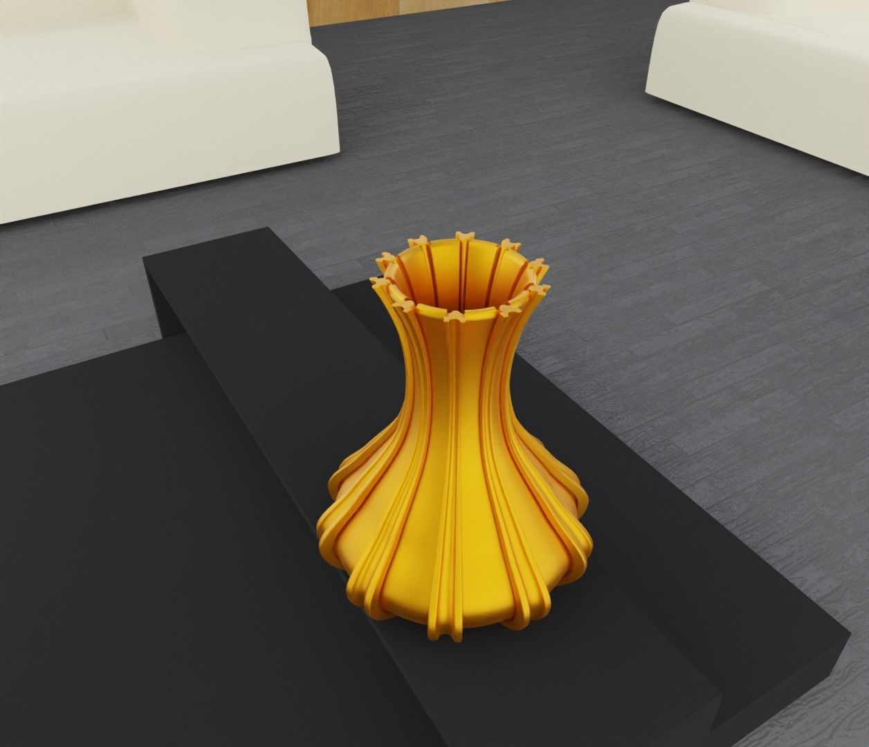 Modern Decorative Vase 3D print model_25