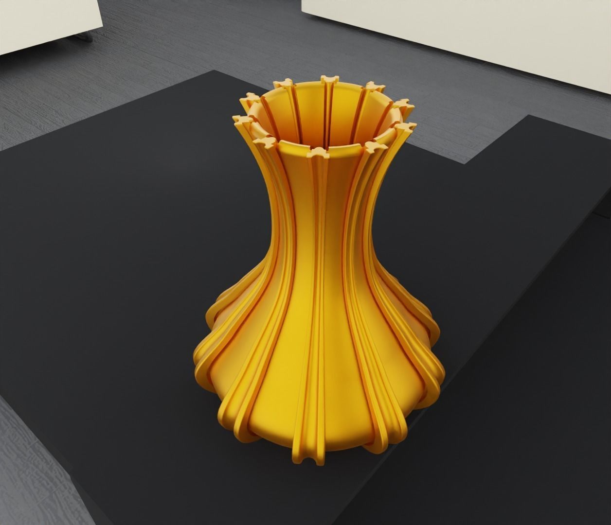 Modern Decorative Vase 3D print model_11