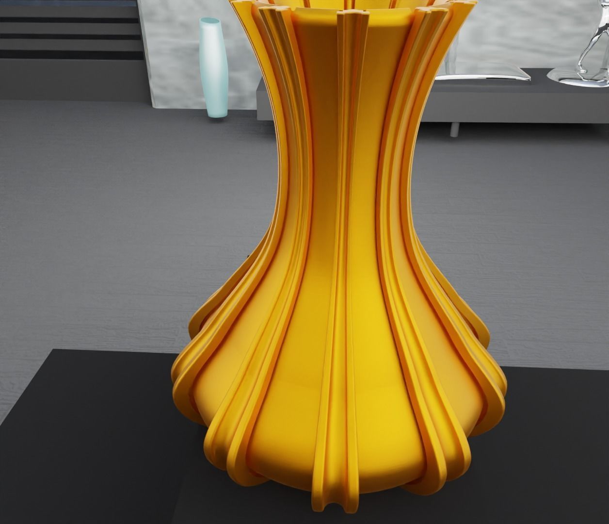 Modern Decorative Vase 3D print model_34