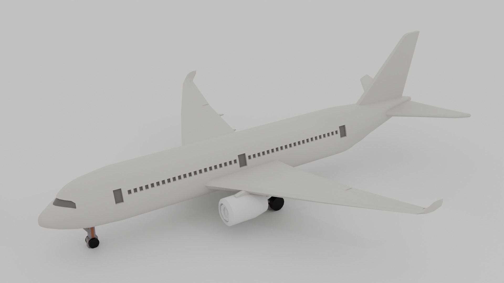 Airport Vehicle Pack Low-poly 3D model_8