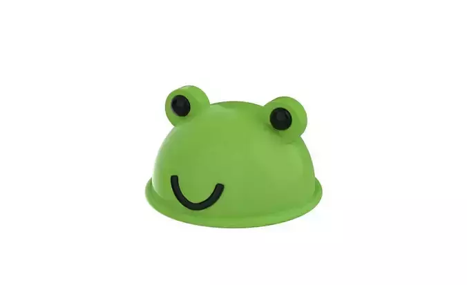 Frog Hat Cute Low-poly 3D model