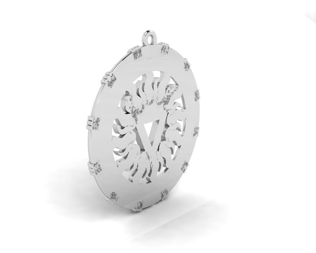 Scandinavian Veles pendant 3D print model_2