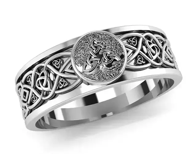 The ring of the tree of life  3D print model