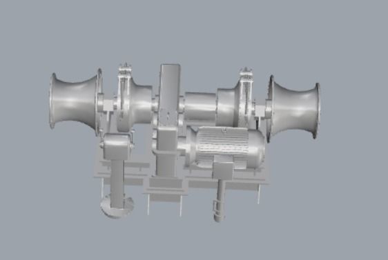 Winch 3D print model_2
