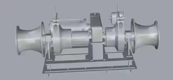 Winch 3D print model