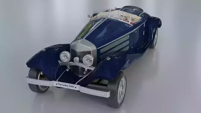 Mercedes Benz 560k 1936 3D model