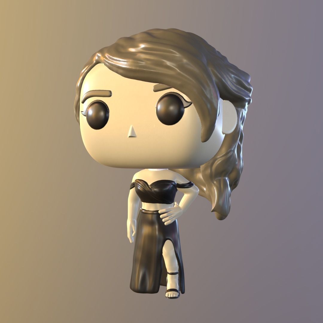 FUNKO VESTIDO FIESTA 3D print model_1