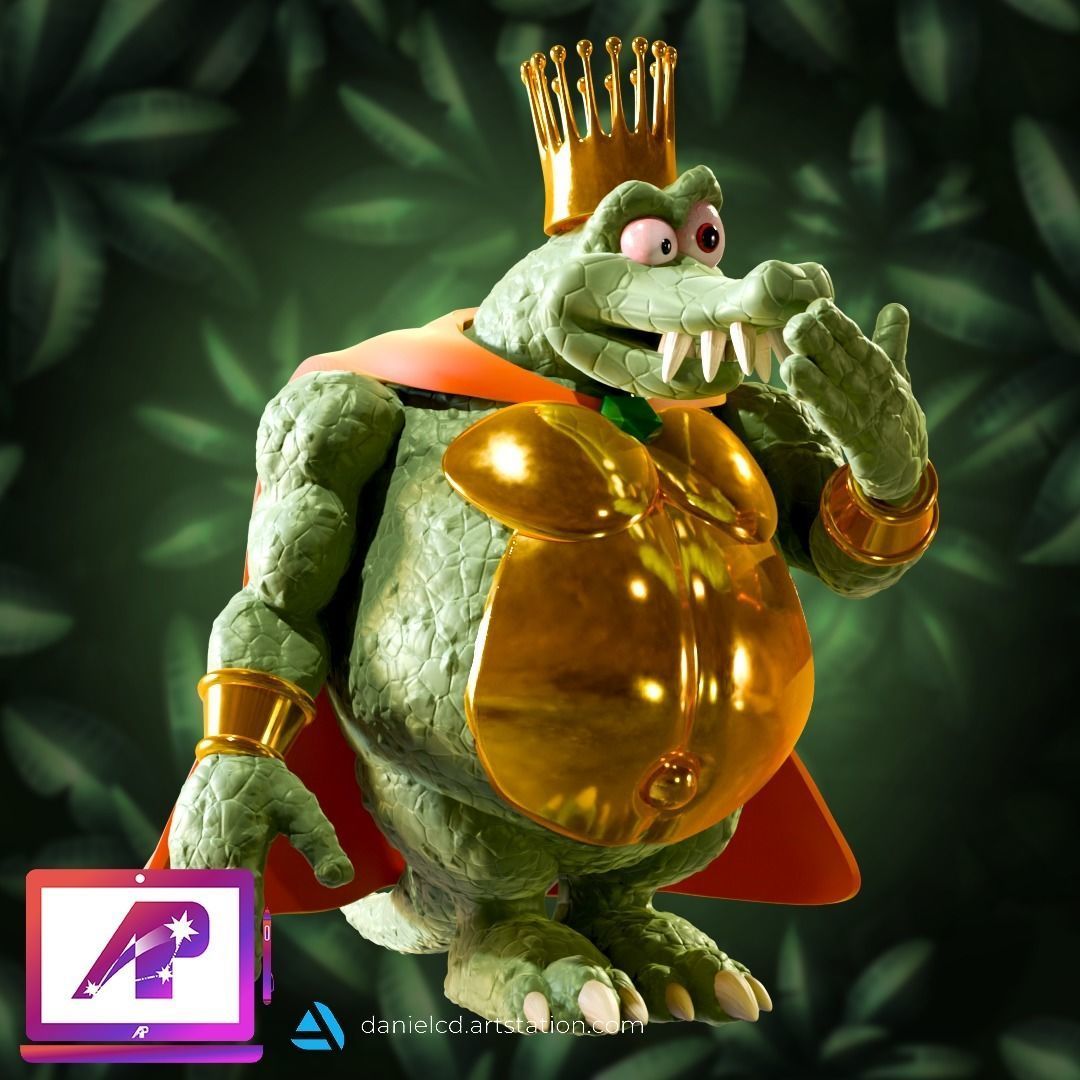 DKC King K Rool 3D print model_1