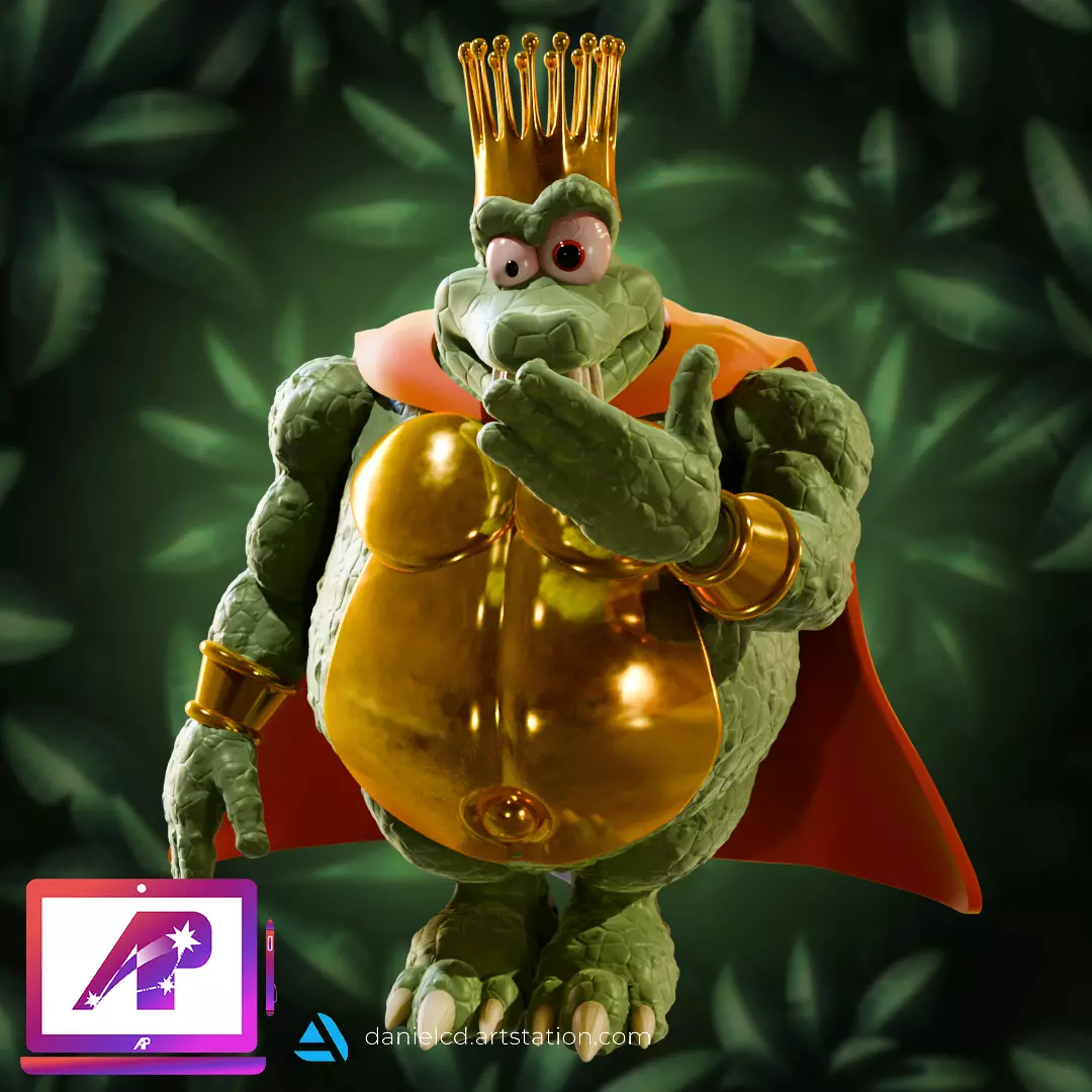 DKC King K Rool 3D print model_0