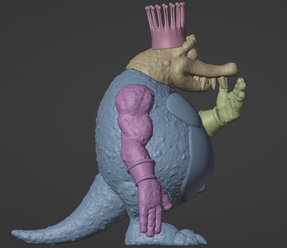DKC King K Rool 3D print model_3