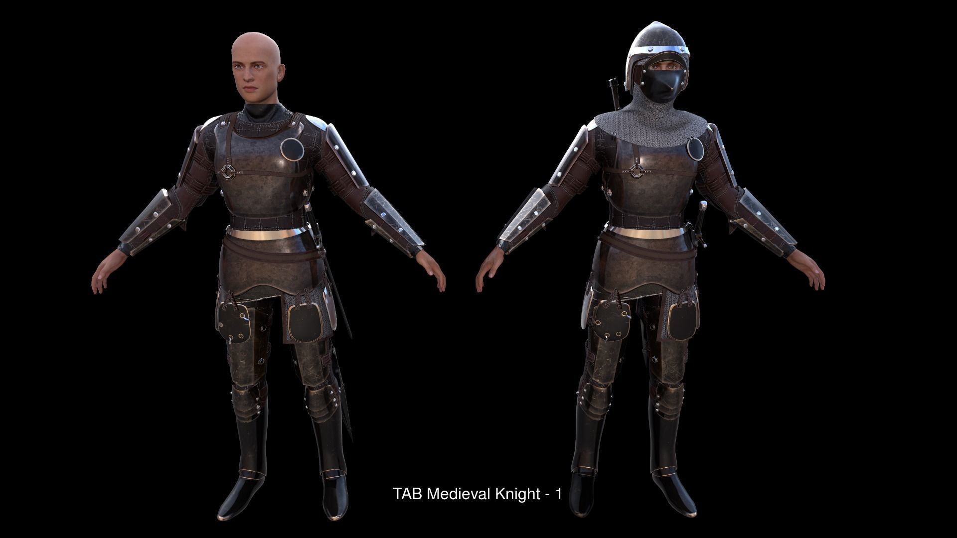 TAB Medieval Knights MEGA Pack - 1 3D Model Collection_6