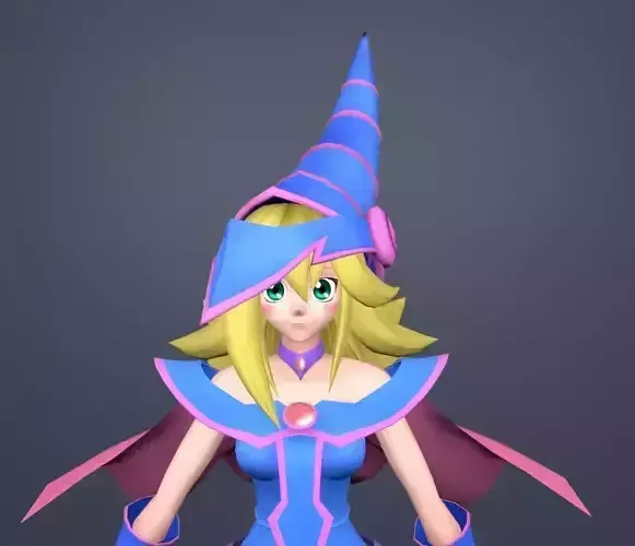 dark magician girl 3D model