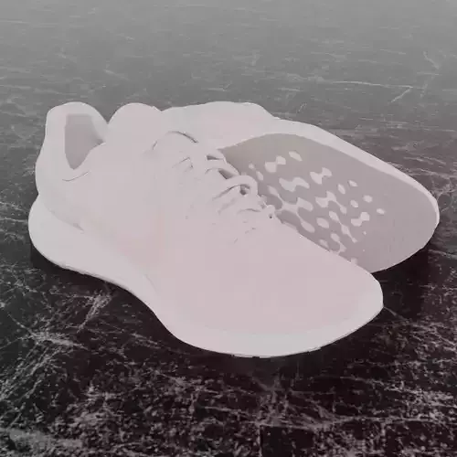 NIKE ROAD RUNNING 3D SHOES - PINK Low-poly 3D model