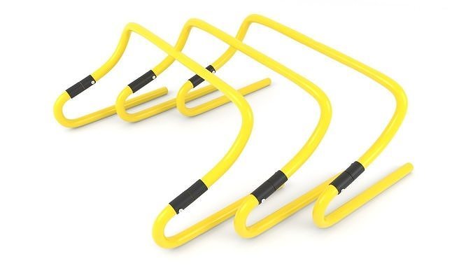 Training Sports Hurdles 3D model