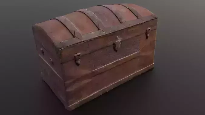 Old Trunk box 3D Model 