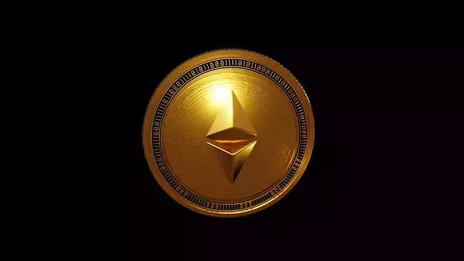 3D Ethereum Coin Animation
