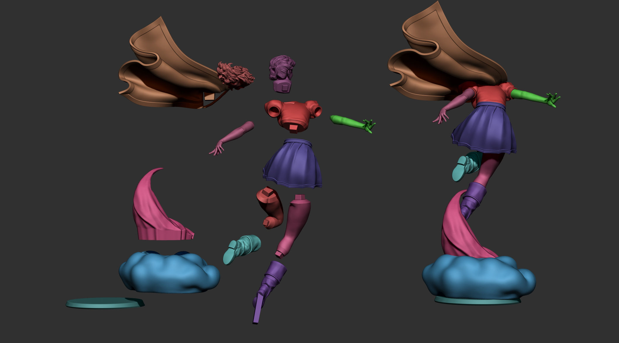 Marry Marvel 3D print model_8