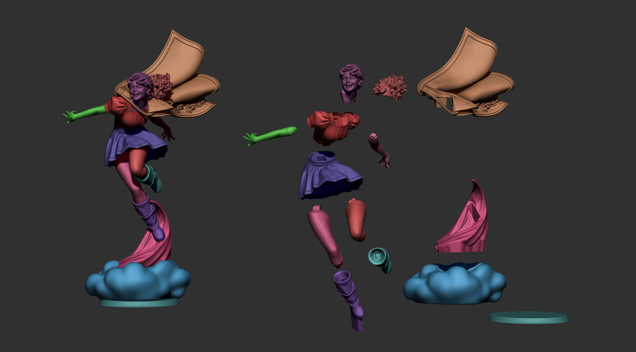 Marry Marvel 3D print model_9