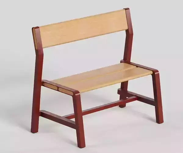 Bench 3D model 