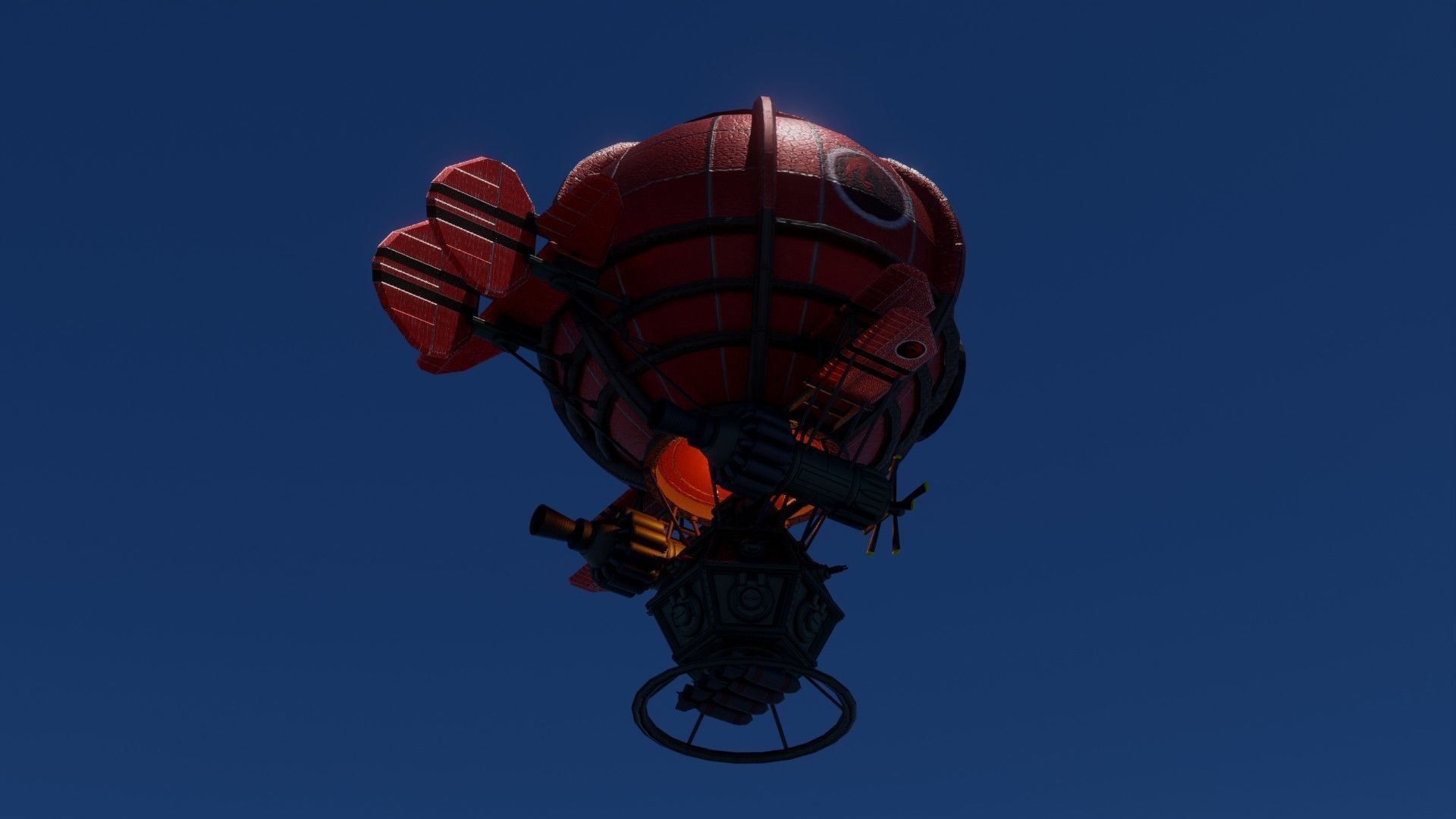 fire nation Balloon Free 3D model_4